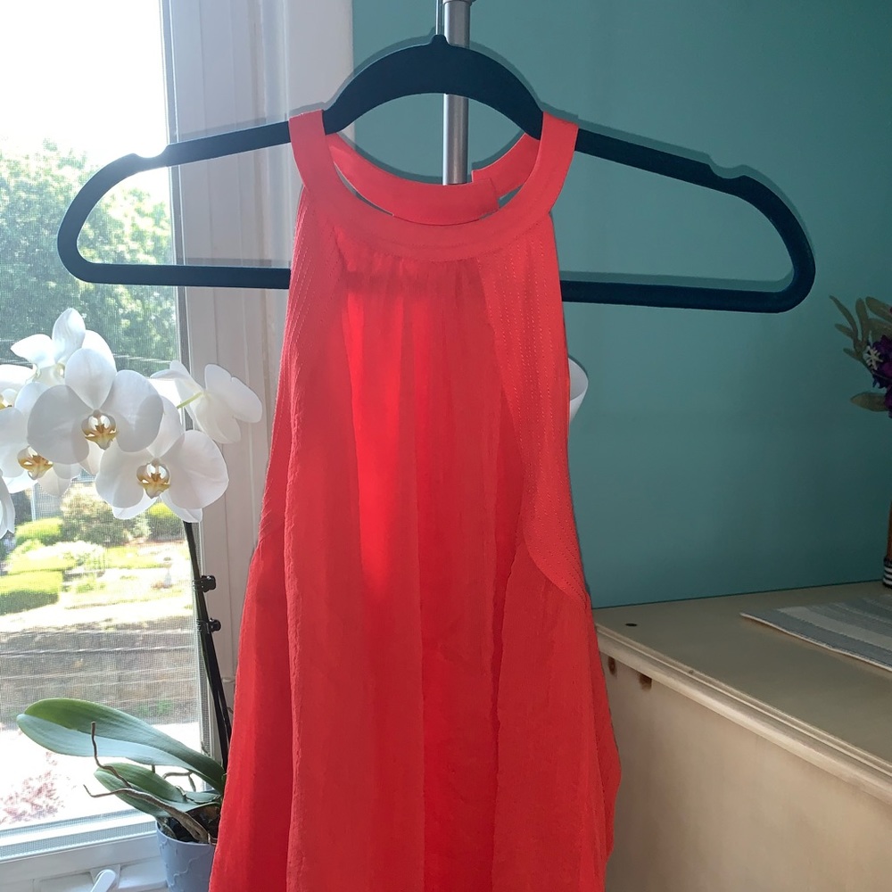 This coral halter top is from H&M. US size 6.
